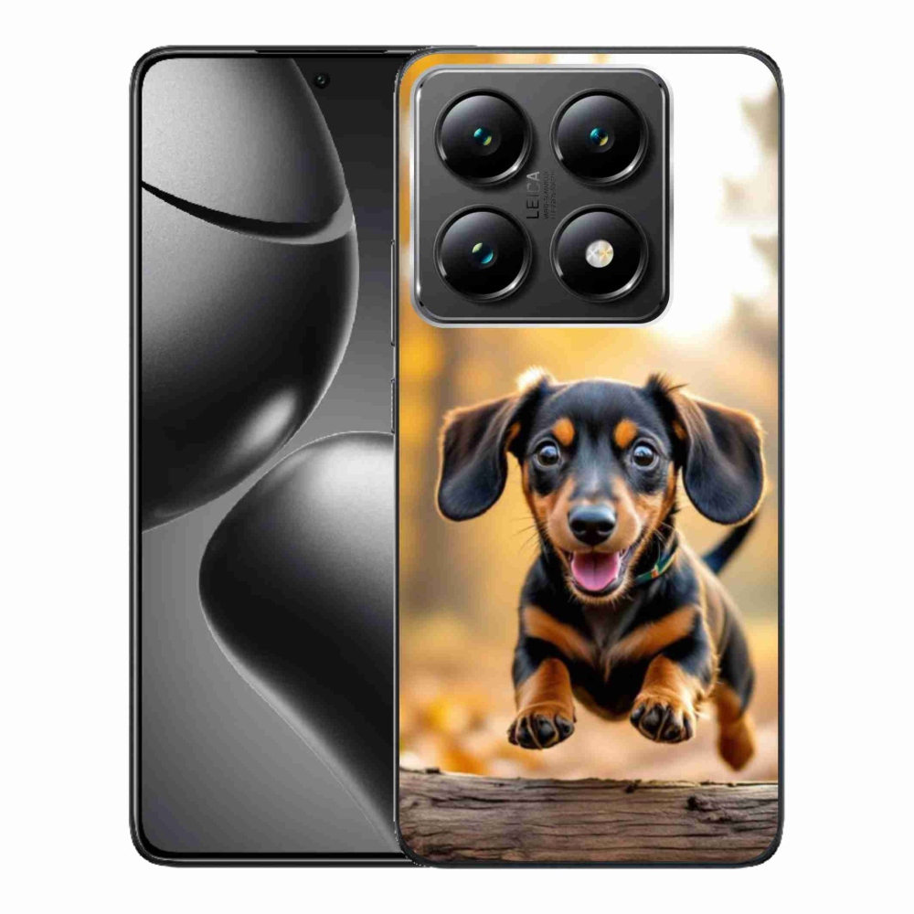 Gelový kryt mmCase na Xiaomi 14T Pro - jezevčík 2