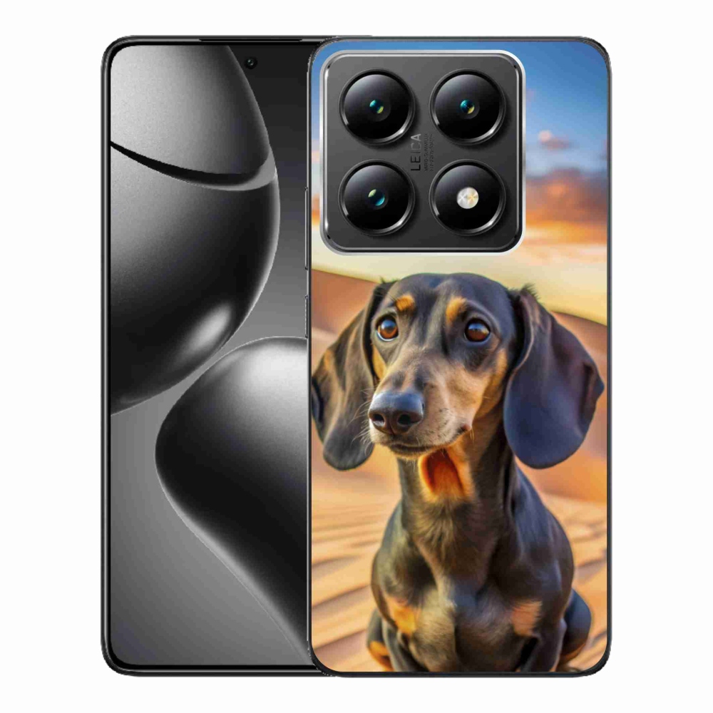 Gelový kryt mmCase na Xiaomi 14T Pro - jezevčík 3 