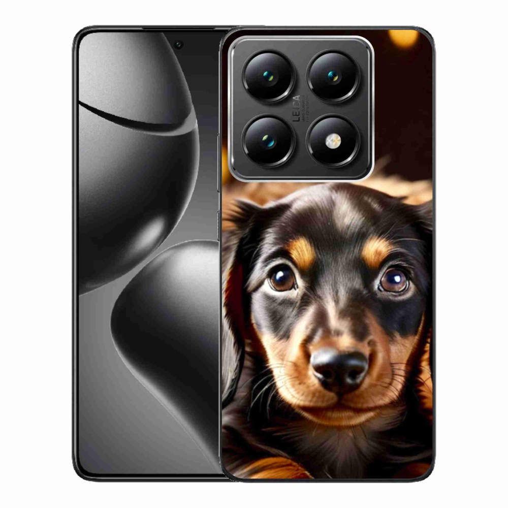 Gelový kryt mmCase na Xiaomi 14T Pro - jezevčík