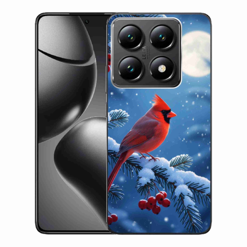 Gelový kryt mmCase na Xiaomi 14T Pro - kardinál červený