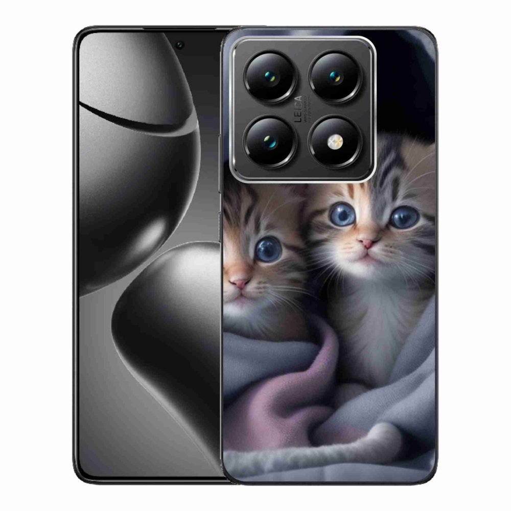 Gelový kryt mmCase na Xiaomi 14T Pro - kočičí duo 2