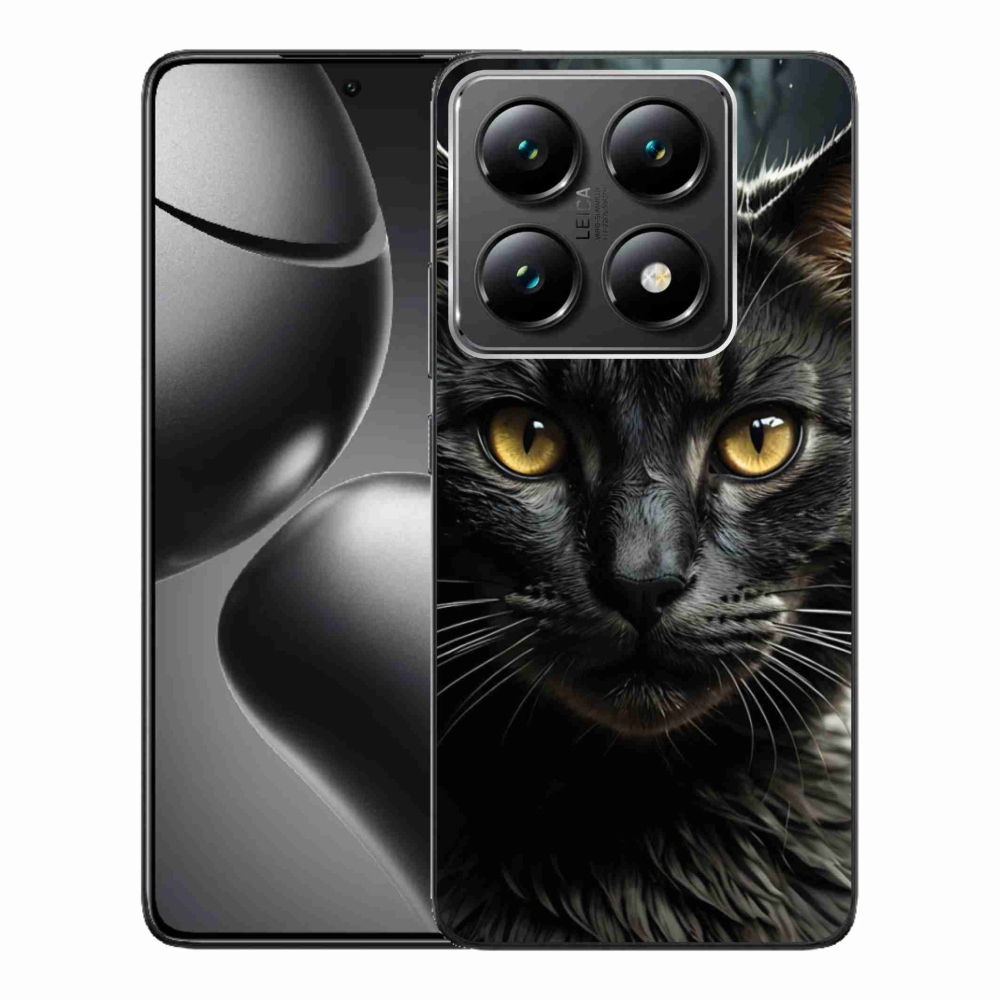 Gelový kryt mmCase na Xiaomi 14T Pro - kočičí pohled 3