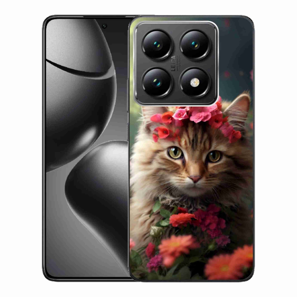 Gelový kryt mmCase na Xiaomi 14T Pro - kočíčí princezna