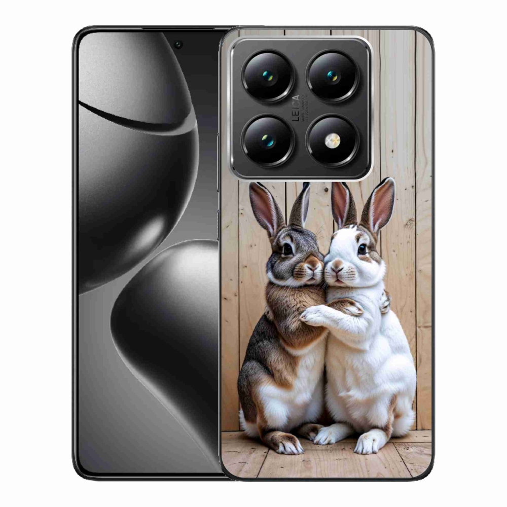 Gelový kryt mmCase na Xiaomi 14T Pro - králičí pár