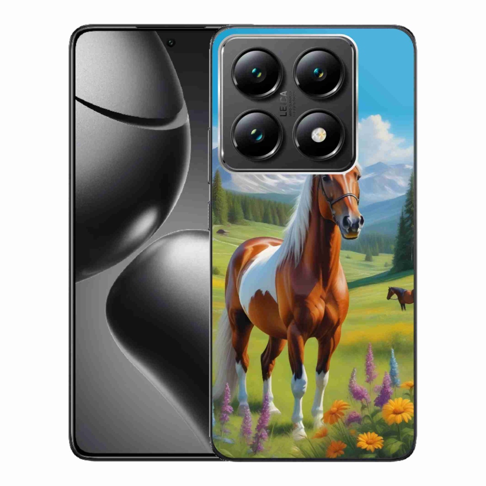 Gelový kryt mmCase na Xiaomi 14T Pro - kůň na louce