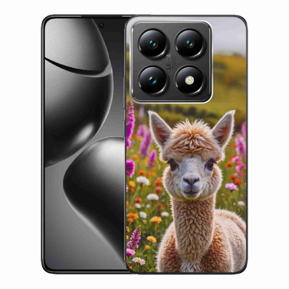 Gelový kryt mmCase na Xiaomi 14T Pro - lama na louce