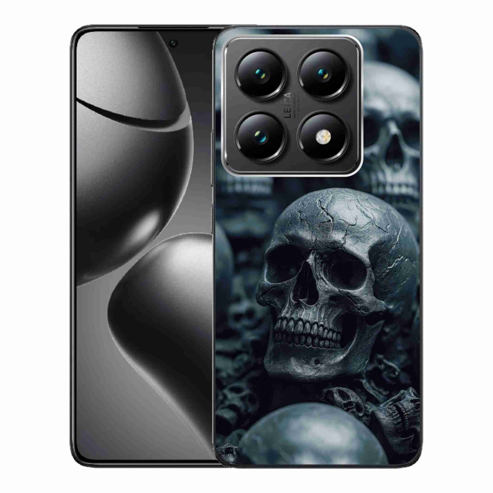 Gelový kryt mmCase na Xiaomi 14T Pro - lebka 2