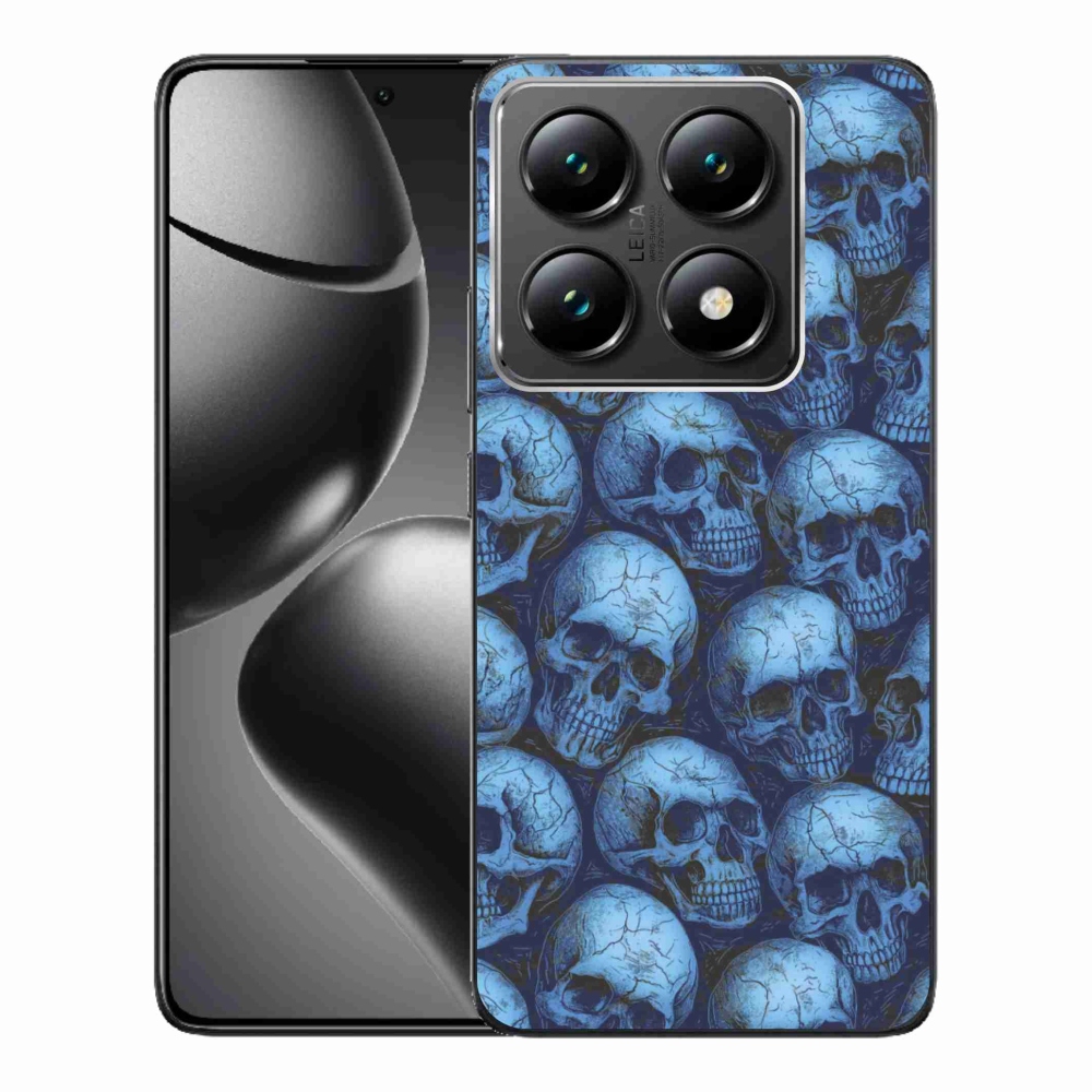 Gelový kryt mmCase na Xiaomi 14T Pro - lebky