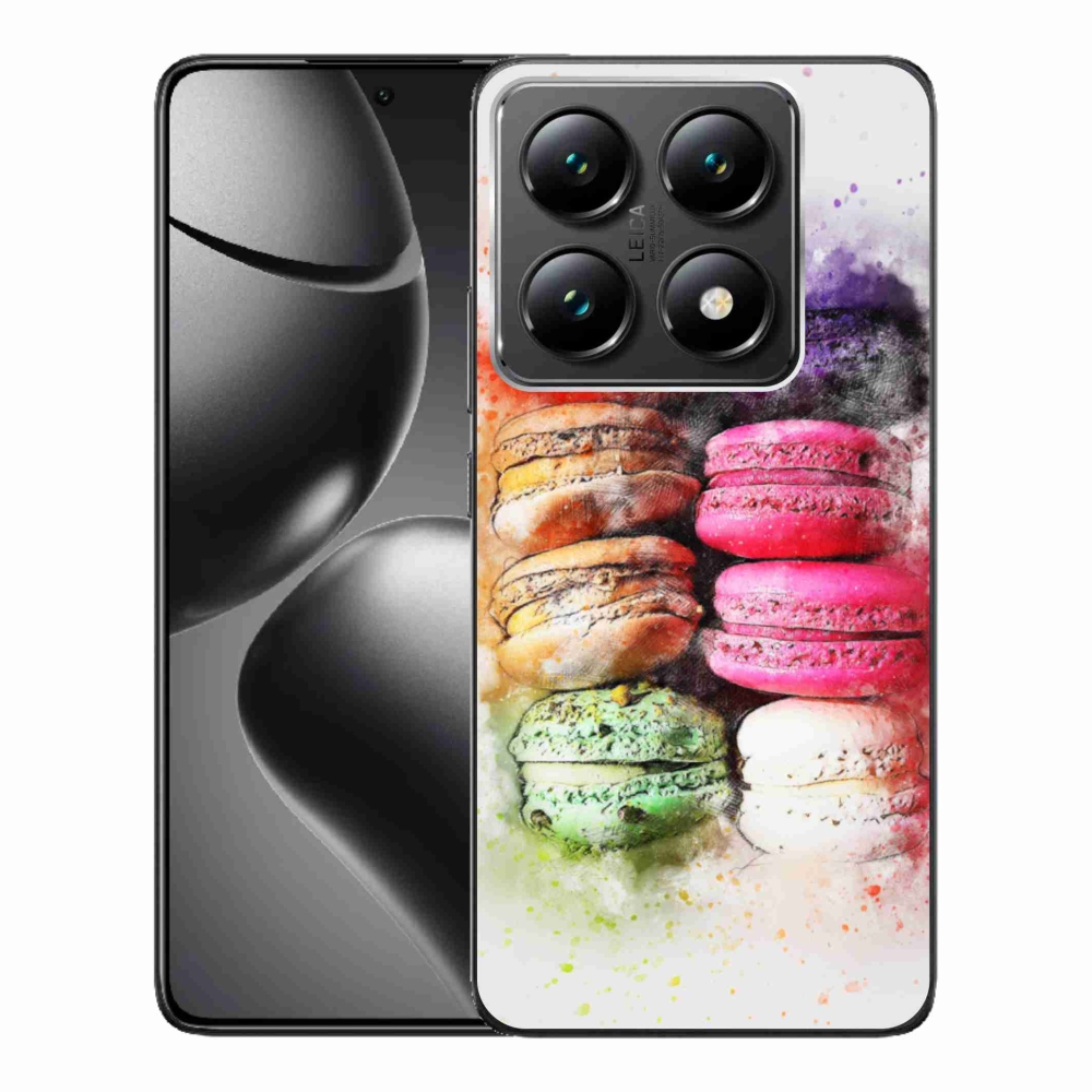 Gelový kryt mmCase na Xiaomi 14T Pro - makrónky