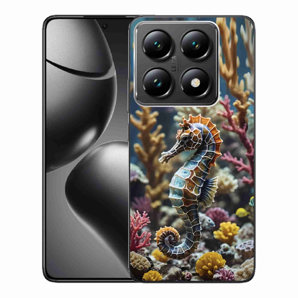Gelový kryt mmCase na Xiaomi 14T Pro - mořský koník 2