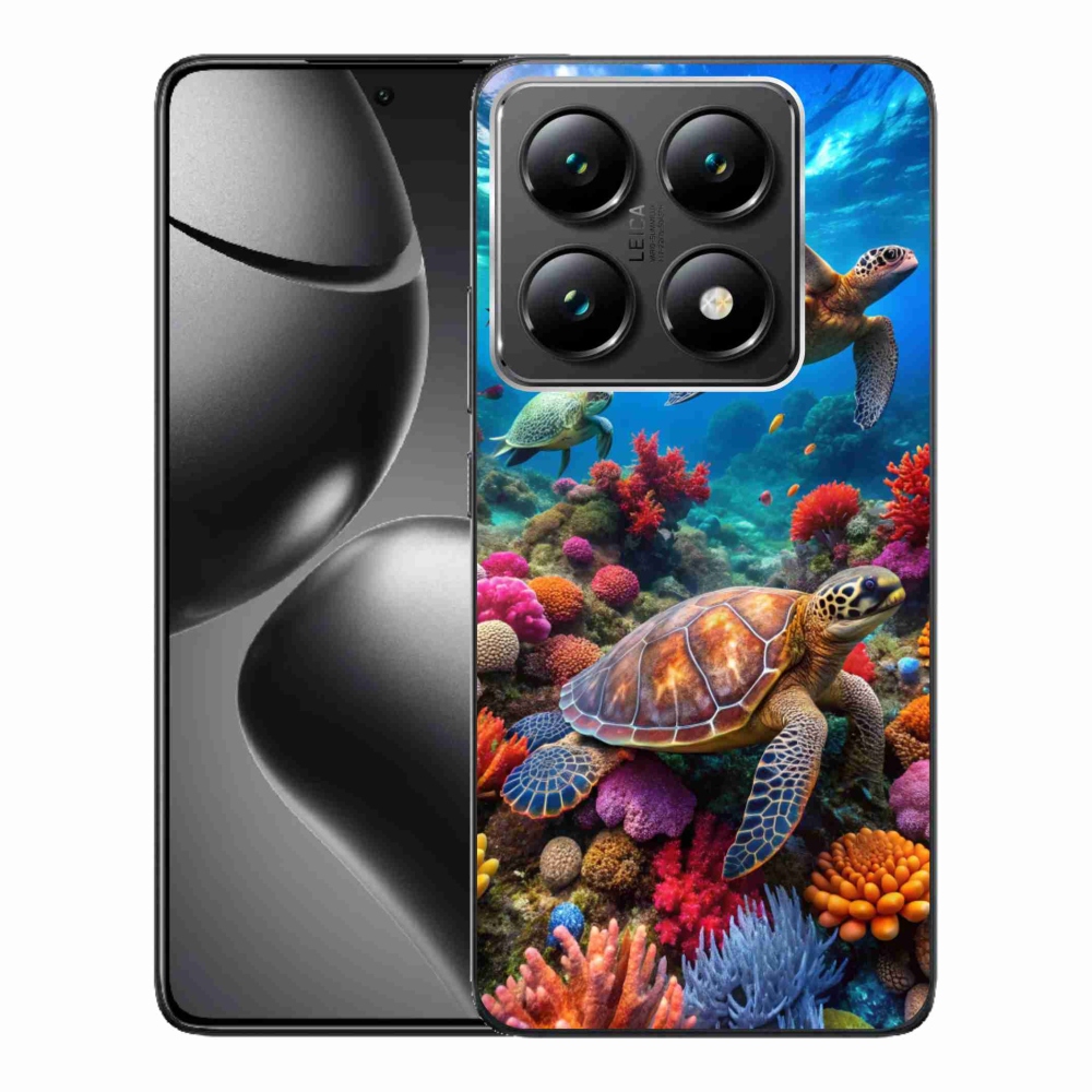 Gelový kryt mmCase na Xiaomi 14T Pro - mořský svět 2