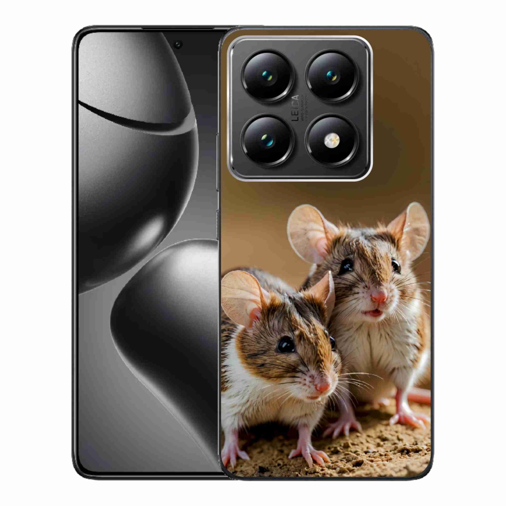 Gelový kryt mmCase na Xiaomi 14T Pro - myší duo