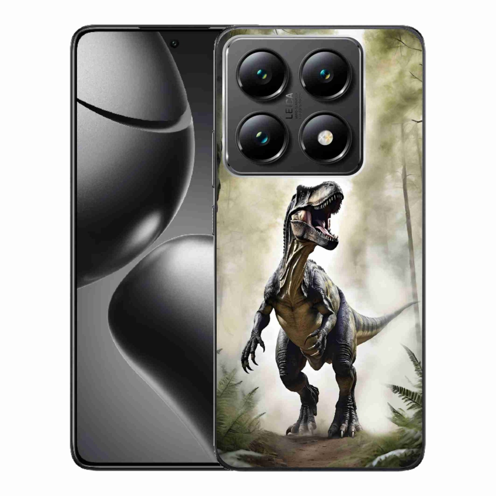 Gelový kryt mmCase na Xiaomi 14T Pro - naštvaný T-Rex