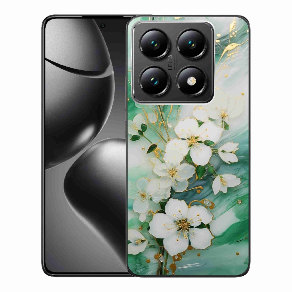 Gelový kryt mmCase na Xiaomi 14T Pro - něžné květy