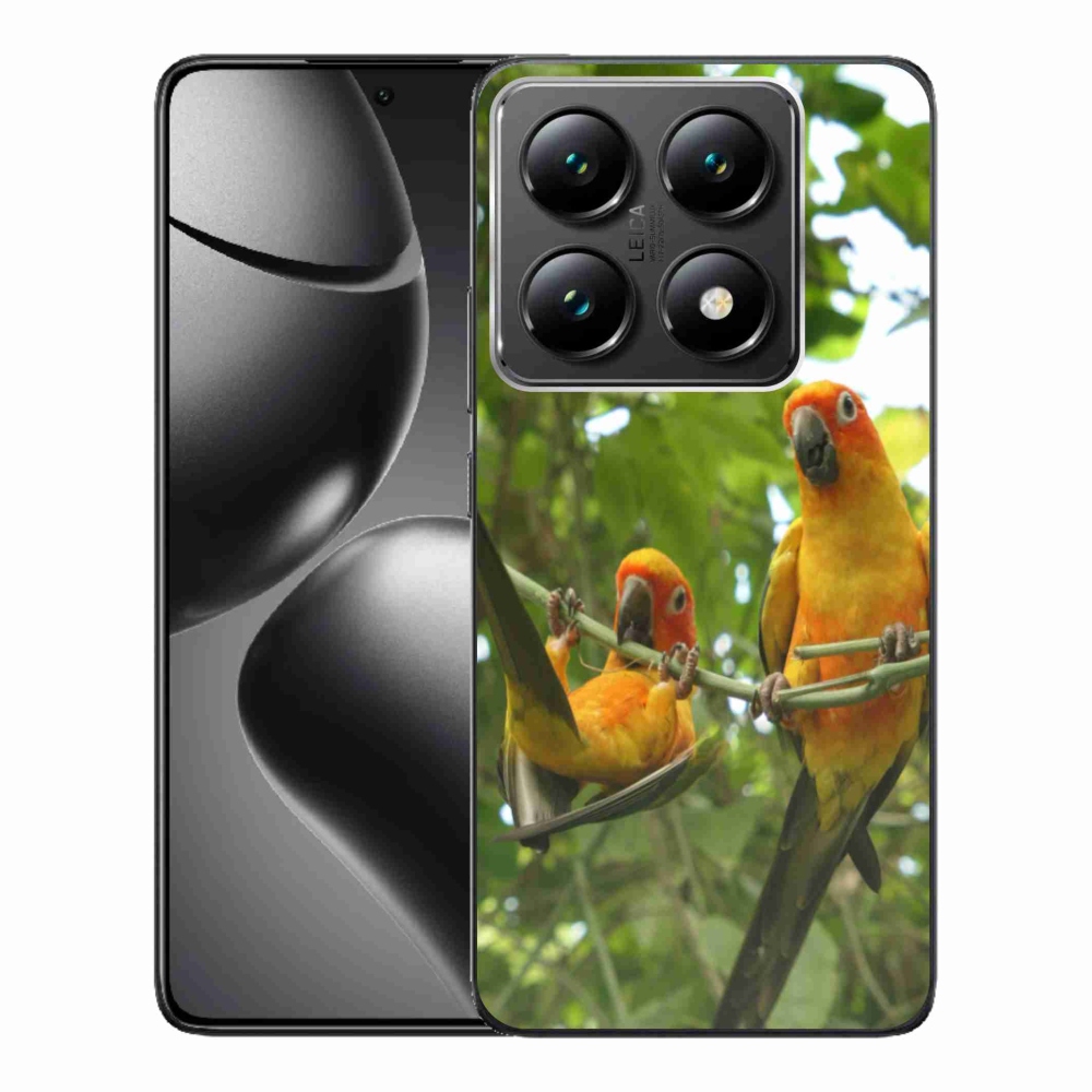 Gelový kryt mmCase na Xiaomi 14T Pro - papoušci aratingy