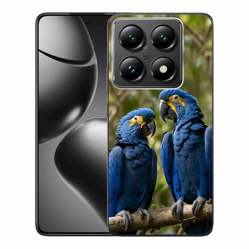 Gelový kryt mmCase na Xiaomi 14T Pro - papouščí duo