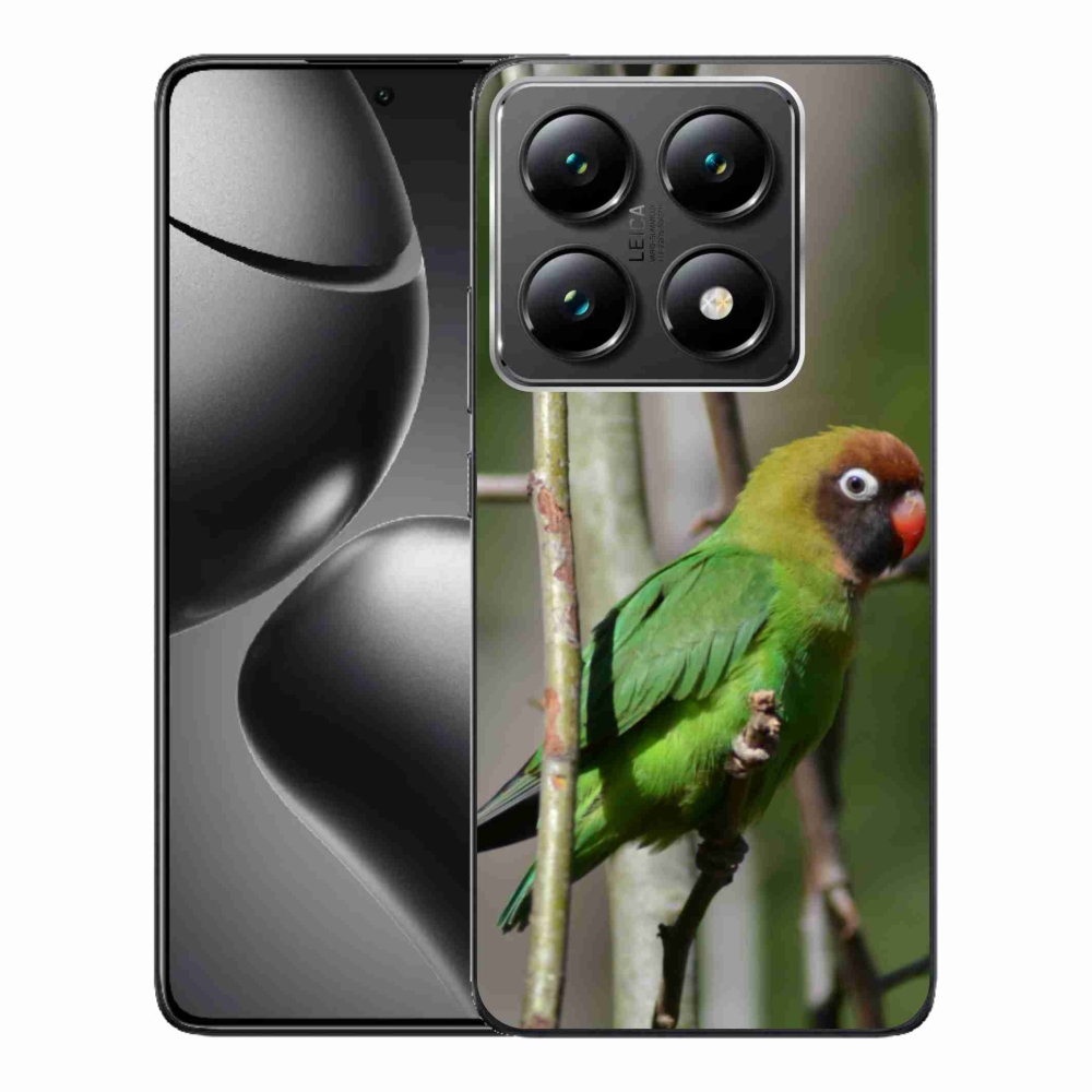 Gelový kryt mmCase na Xiaomi 14T Pro - papoušek agapornis