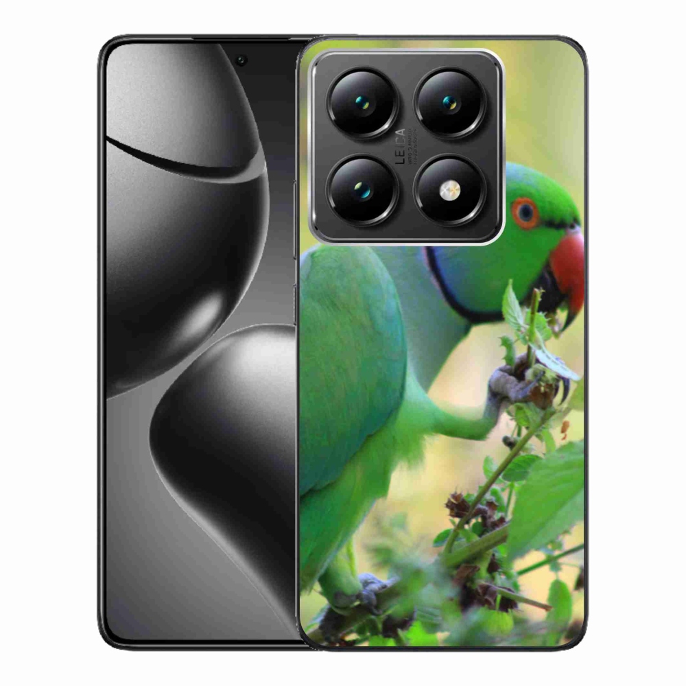 Gelový kryt mmCase na Xiaomi 14T Pro - papoušek alexandr