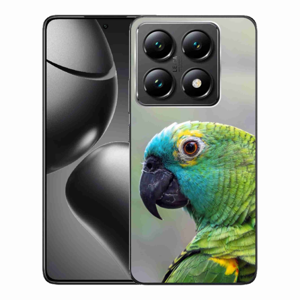 Gelový kryt mmCase na Xiaomi 14T Pro - papoušek amazoňan