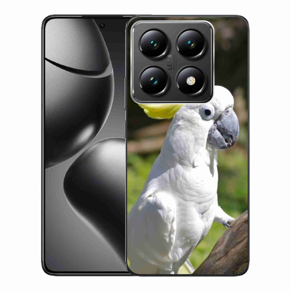 Gelový kryt mmCase na Xiaomi 14T Pro - papoušek kakadu 2