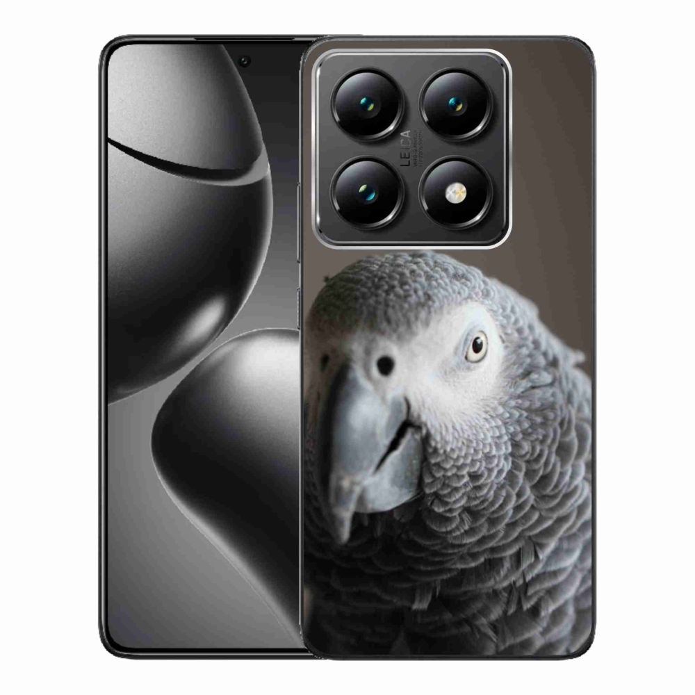 Gelový kryt mmCase na Xiaomi 14T Pro - papoušek žako 2
