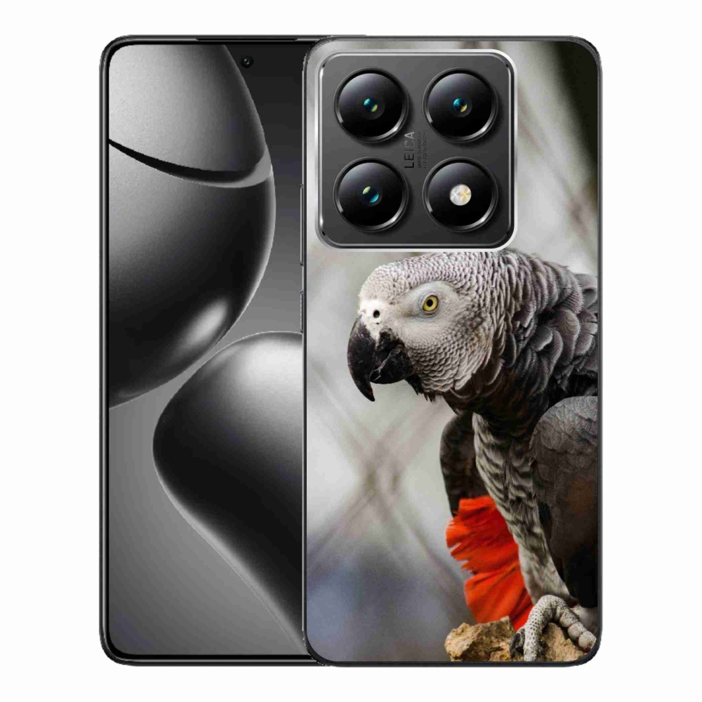 Gelový kryt mmCase na Xiaomi 14T Pro - papoušek žako 3