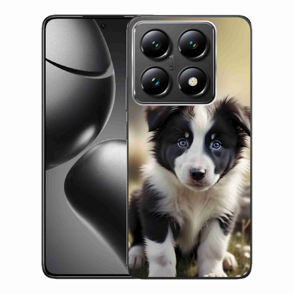 Gelový kryt mmCase na Xiaomi 14T Pro - roztomilá border kolie