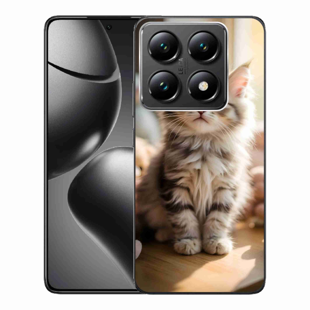 Gelový kryt mmCase na Xiaomi 14T Pro - roztomilé kotě 10