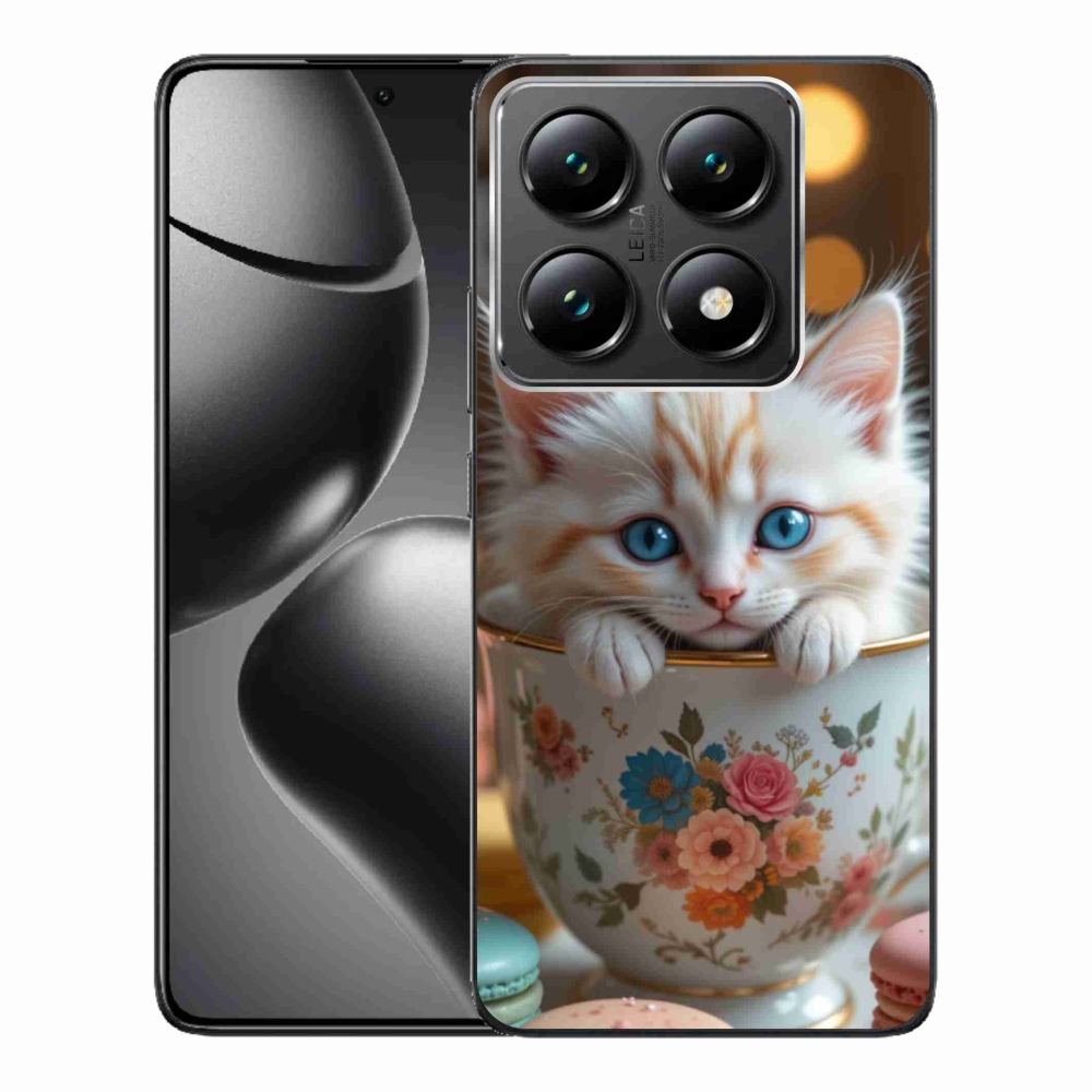 Gelový kryt mmCase na Xiaomi 14T Pro - roztomilé kotě 6
