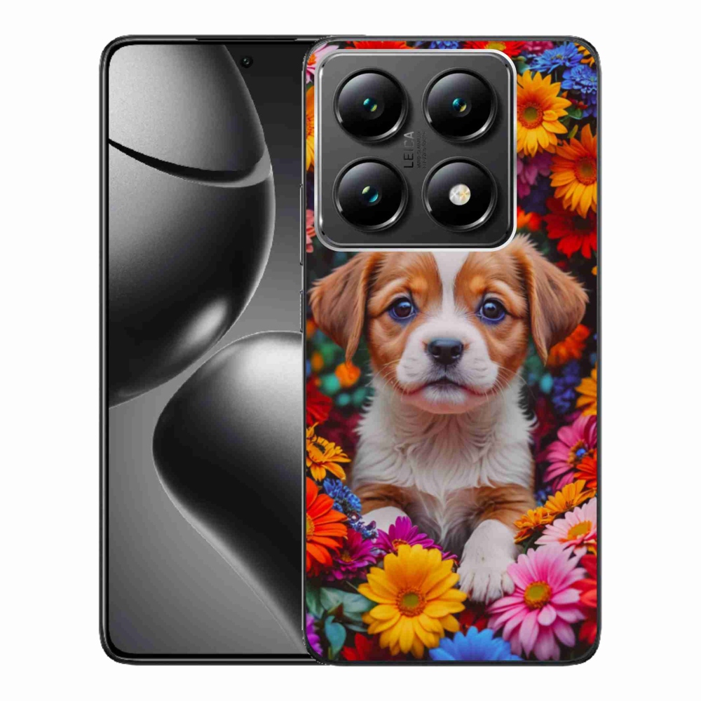 Gelový kryt mmCase na Xiaomi 14T Pro - roztomilé štěně