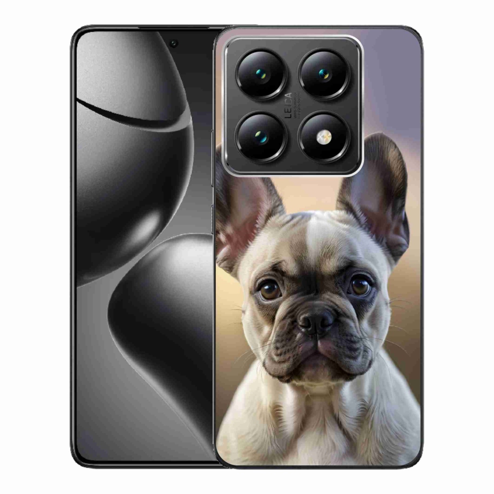 Gelový kryt mmCase na Xiaomi 14T Pro - roztomilý francouzský buldoček