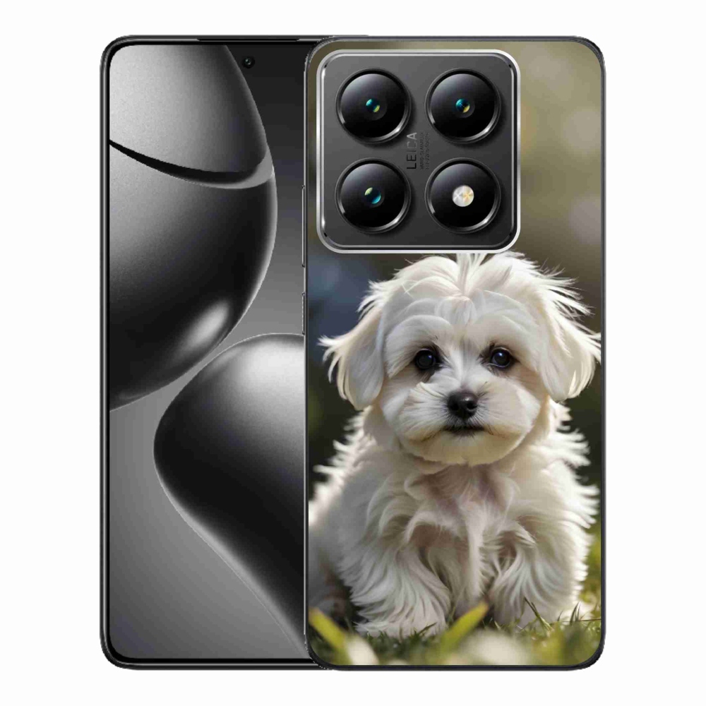 Gelový kryt mmCase na Xiaomi 14T Pro - roztomilý maltézský psík