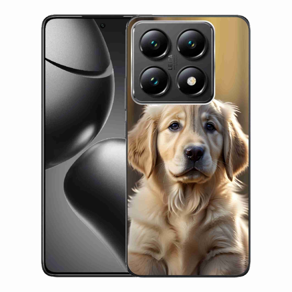 Gelový kryt mmCase na Xiaomi 14T Pro - roztomilý zlatý retrívr