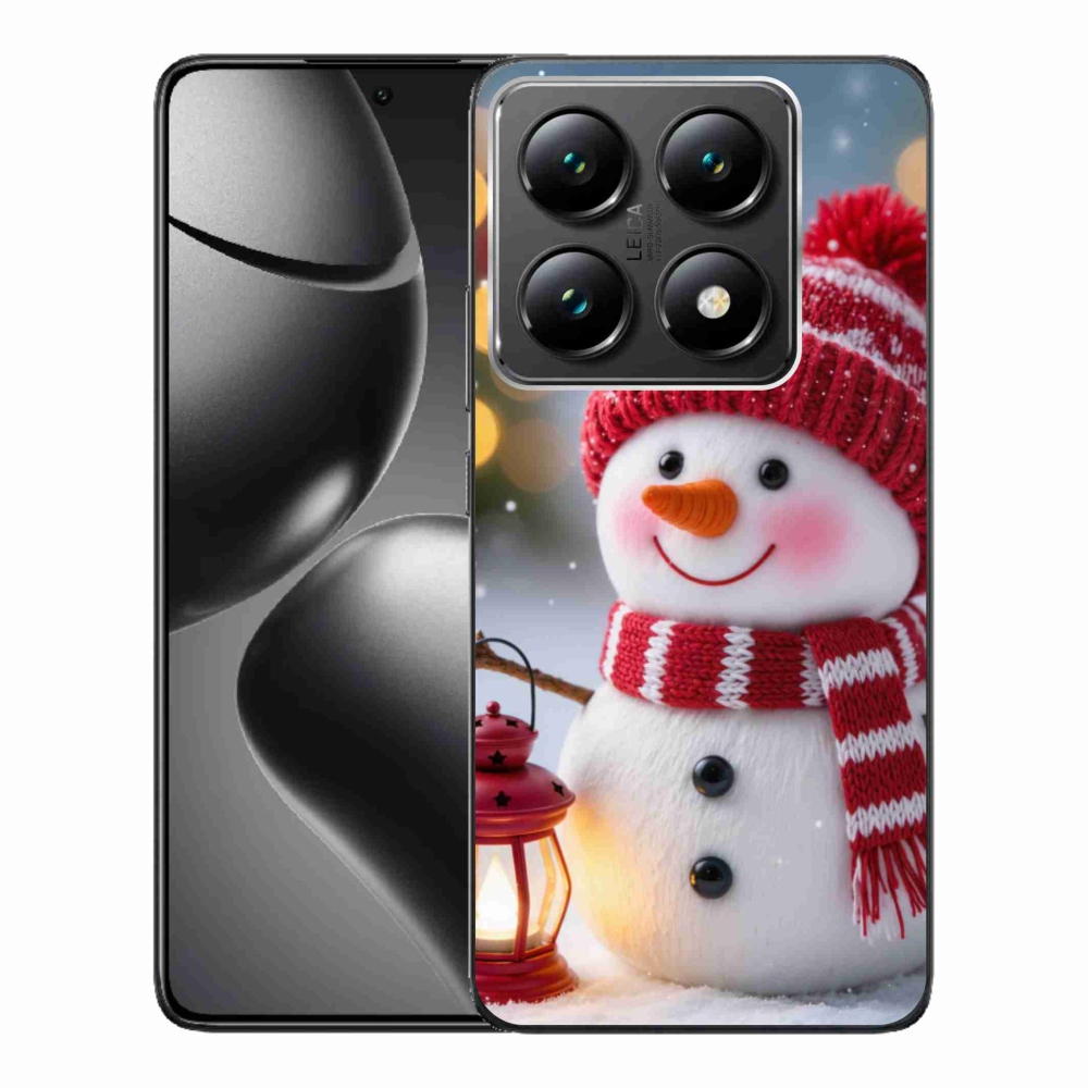 Gelový kryt mmCase na Xiaomi 14T Pro - sněhulák 2