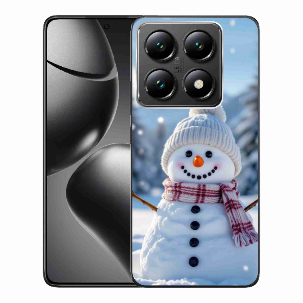 Gelový kryt mmCase na Xiaomi 14T Pro - sněhulák 3
