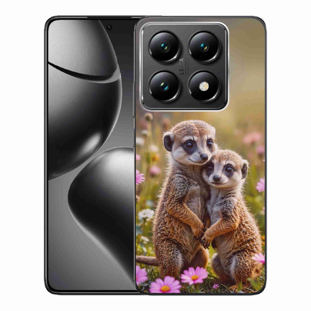 Gelový kryt mmCase na Xiaomi 14T Pro - surikatí duo