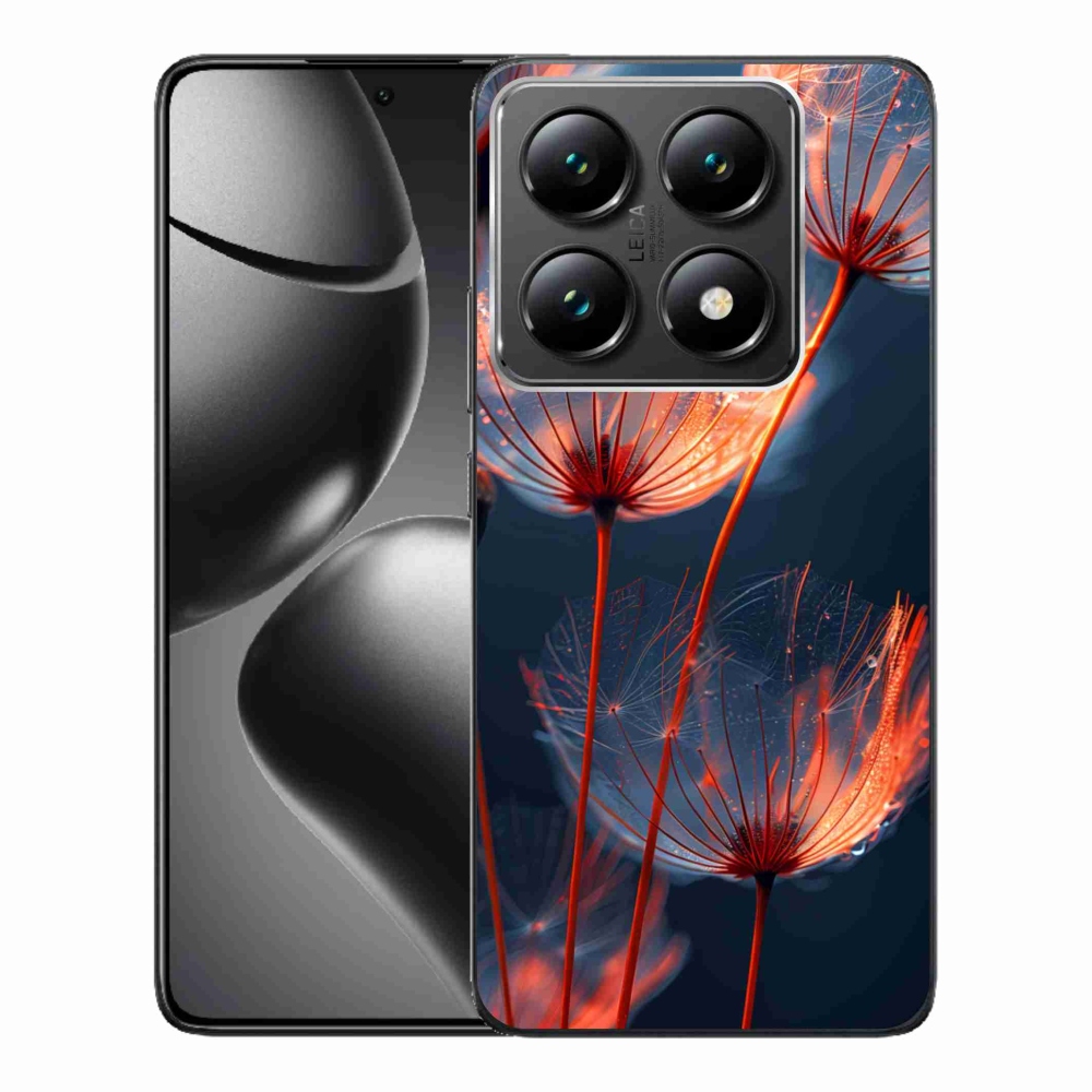 Gelový kryt mmCase na Xiaomi 14T Pro - světélkující chmýří