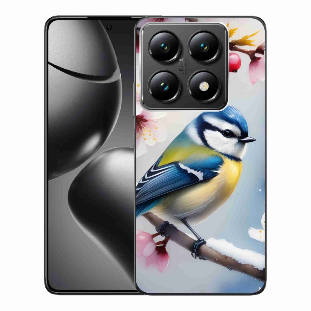 Gelový kryt mmCase na Xiaomi 14T Pro - sýkorka