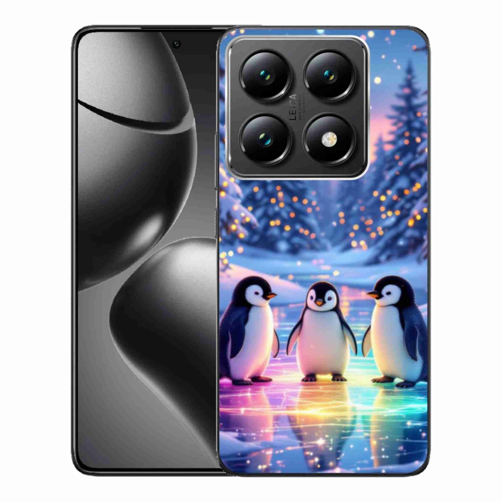 Gelový kryt mmCase na Xiaomi 14T Pro - tučnáci