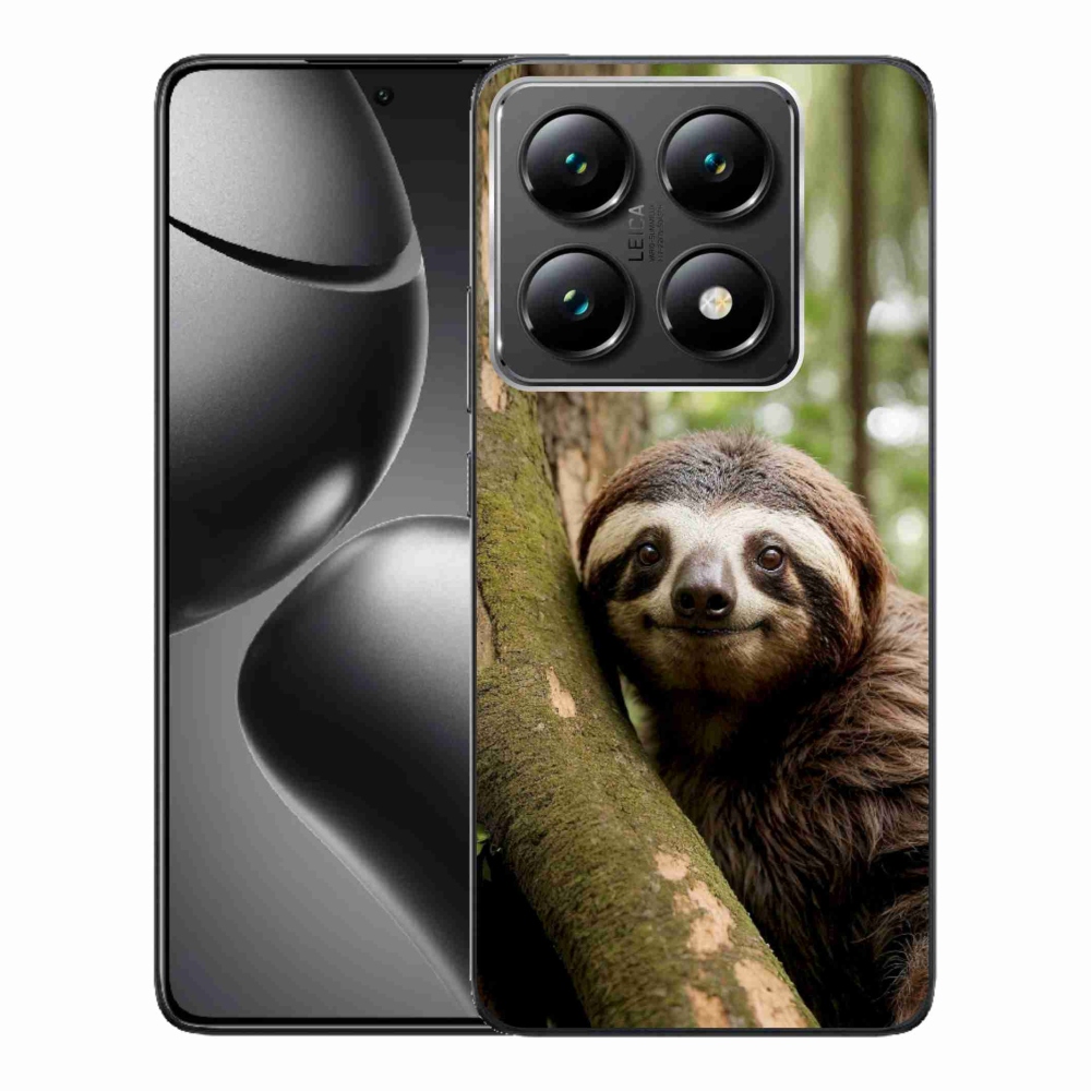 Gelový kryt mmCase na Xiaomi 14T Pro - usměvavý lenochod