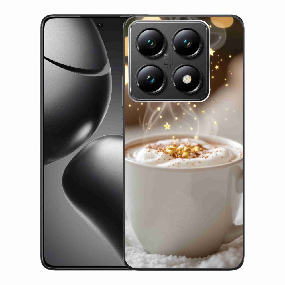Gelový kryt mmCase na Xiaomi 14T Pro - vánoční horký nápoj