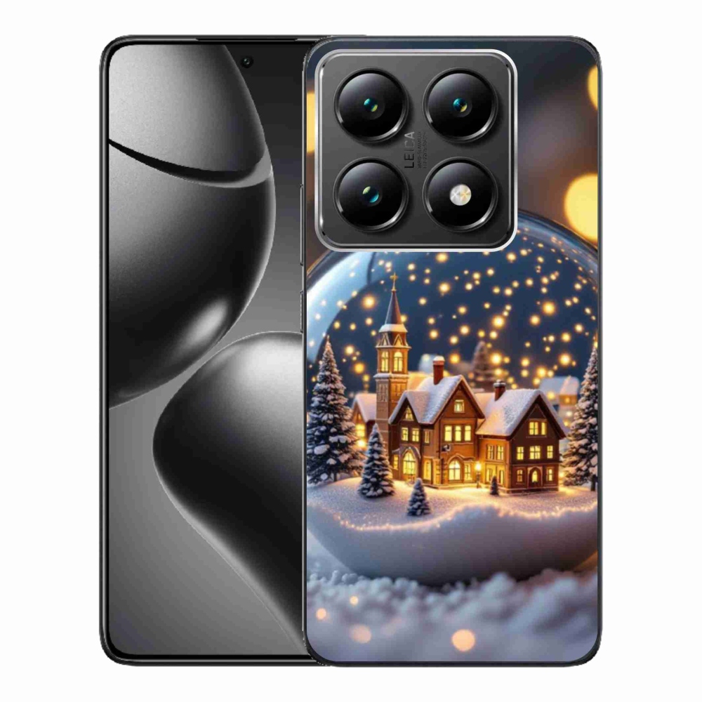Gelový kryt mmCase na Xiaomi 14T Pro - vánoční koule 4