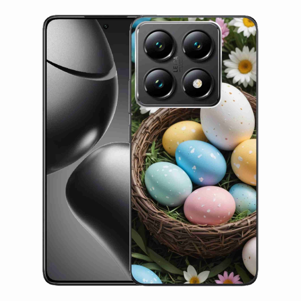 Gelový kryt mmCase na Xiaomi 14T Pro - velikonoční vajíčka 2