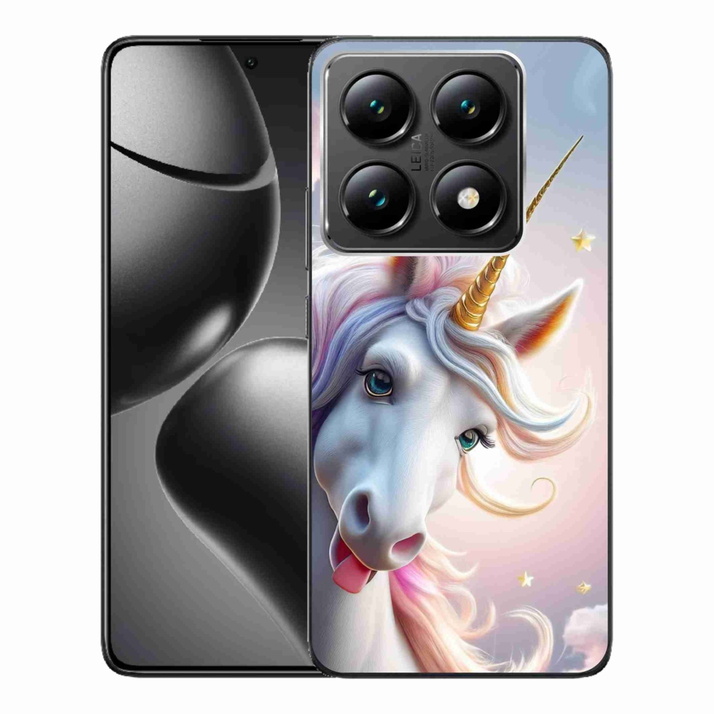 Gelový kryt mmCase na Xiaomi 14T Pro - veselý jednorožec