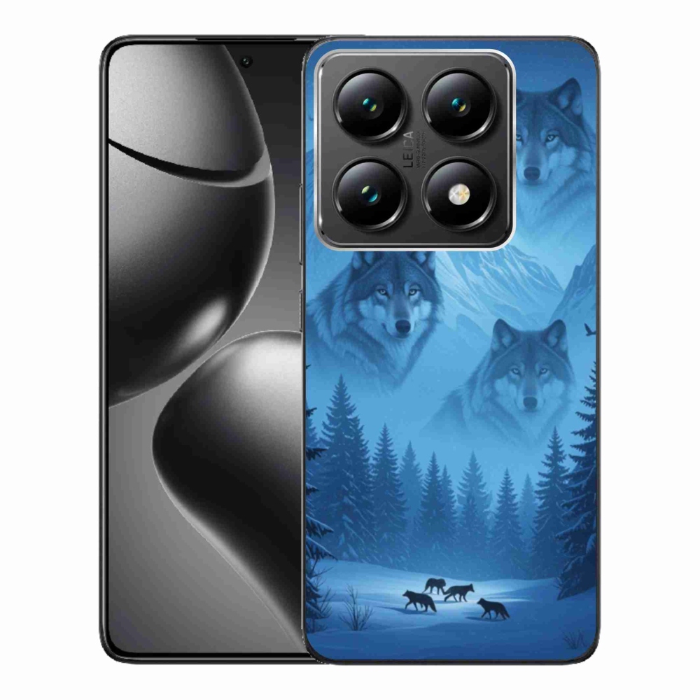 Gelový kryt mmCase na Xiaomi 14T Pro - vlčí smečka