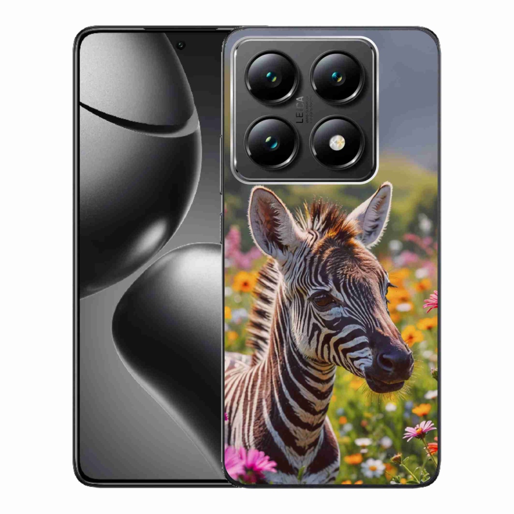 Gelový kryt mmCase na Xiaomi 14T Pro - zebra na louce