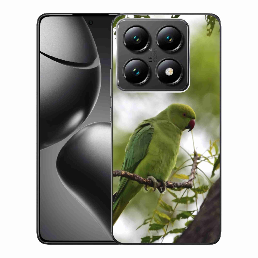 Gelový kryt mmCase na Xiaomi 14T Pro - zelený papoušek