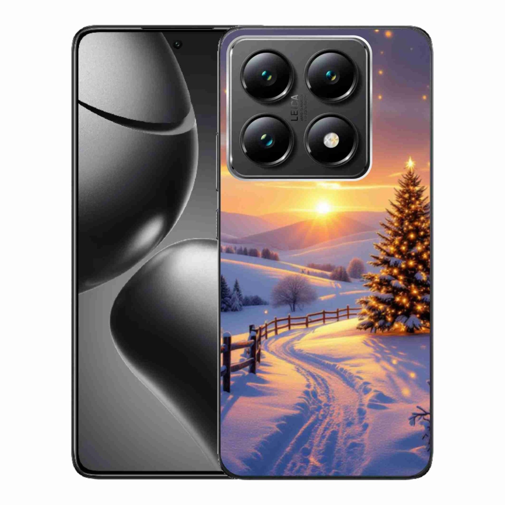 Gelový kryt mmCase na Xiaomi 14T Pro - zimní krajina