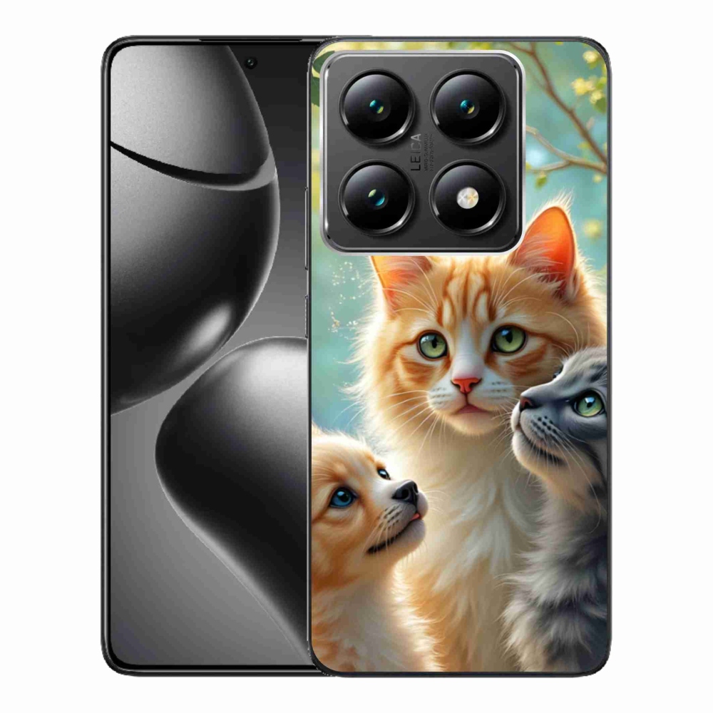 Gelový kryt mmCase na Xiaomi 14T Pro - zvířecí přátelství 2