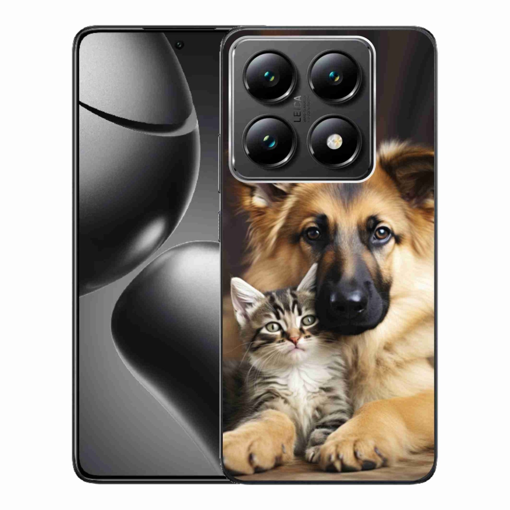 Gelový kryt mmCase na Xiaomi 14T Pro - zvířecí přátelství